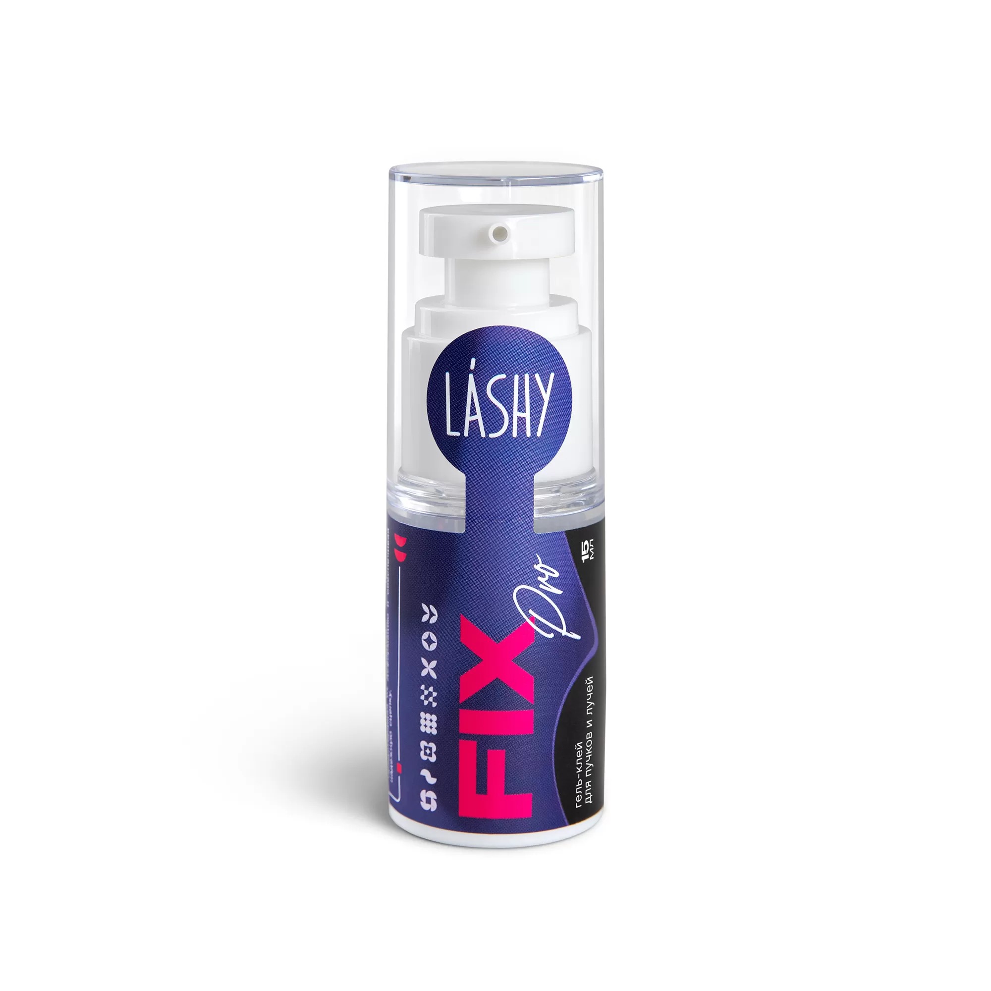 Гель-клей для пучков и лучей LASHY "FIX PRO", 15 мл