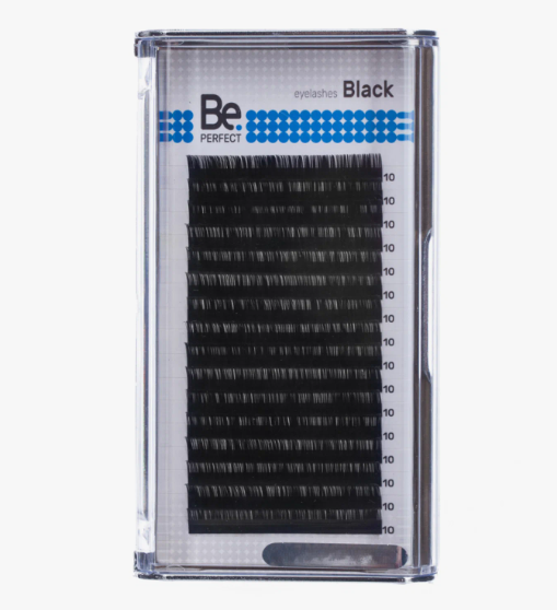 Чёрные ресницы Be Perfect Black 16 линий