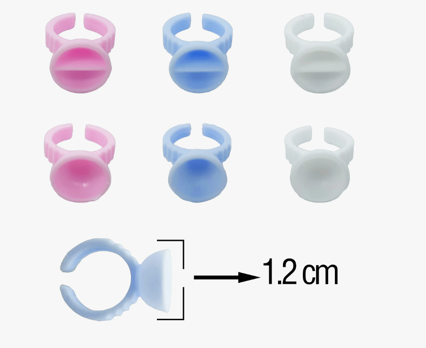 кольцо для клея М1 розовое