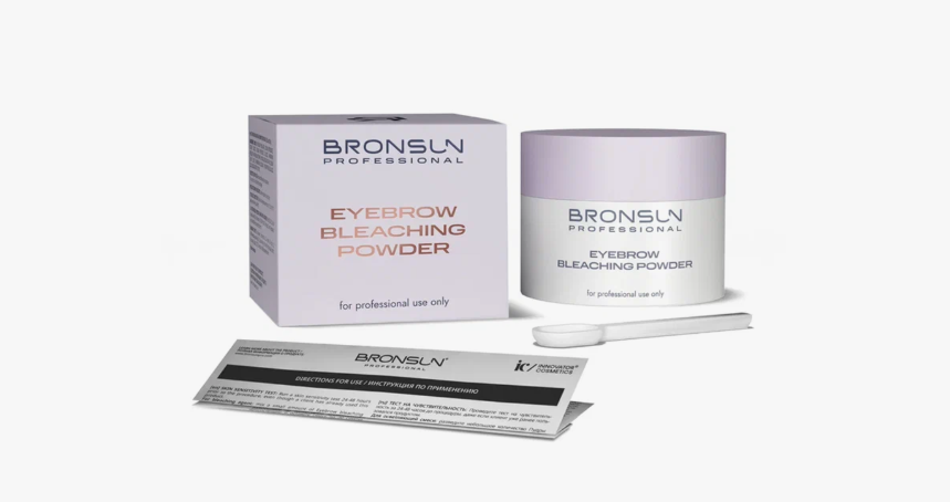 Пудра для осветления бровей bronsun, 10гр