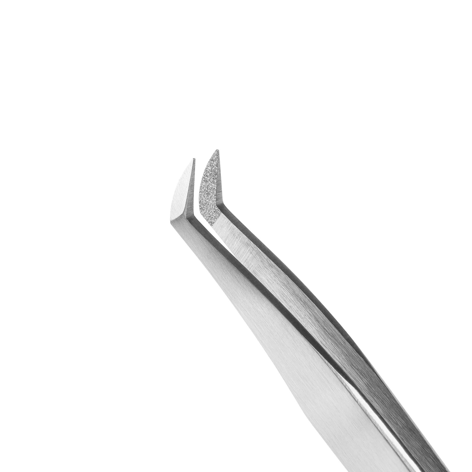 Пинцет для наращивания ресниц Rili, серия NanoFiber, тип Круглый сапожок