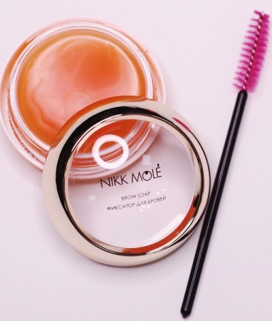 Фиксатор для бровей Nikk Mole Brow Soap (апельсин)