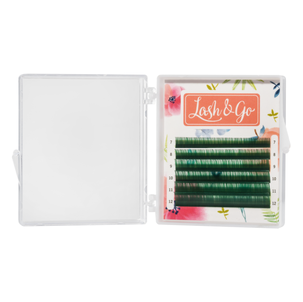 Цветные ресницы Lash&Go (микс) 6 линий