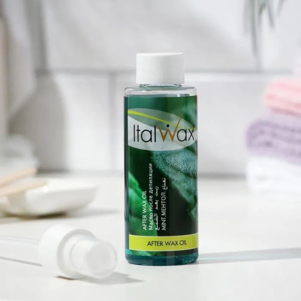 ItalWax, Масло после депиляции, Ментол, 100 мл.