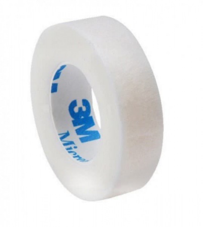 Скотч для наращивания ресниц micropore 3M, пропускающий воздух