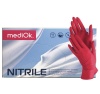 Перчатки mediOk нитриловые смотровые, Garnet цвет Красный, размер М