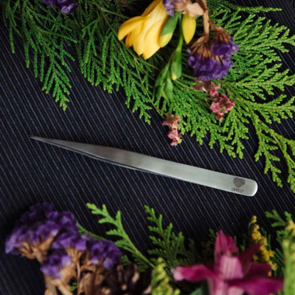 Пинцет для наращивания ресниц Lovely прямой (Soft мягкий)