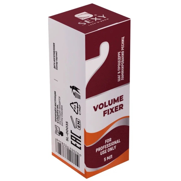 Состав #2 для ламинирования ресниц и бровей VOLUME FIXER, 5 мл Состав #2 для ламинирования ресниц и бровей VOLUME FIXER, 5 мл