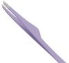 Пинцет для бровей Solinberg G809з, lavender, (ручная заточка) наклонное окончание с четкими гранями