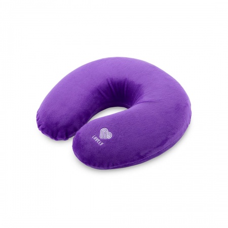 Подушка с эффектом памяти фиолетовая Lovely