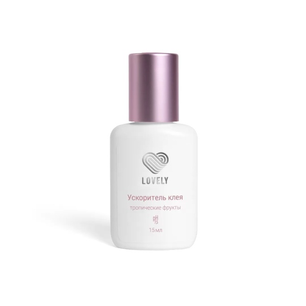 Ускоритель клея Lovely с ароматом тропических фруктов, 15 мл