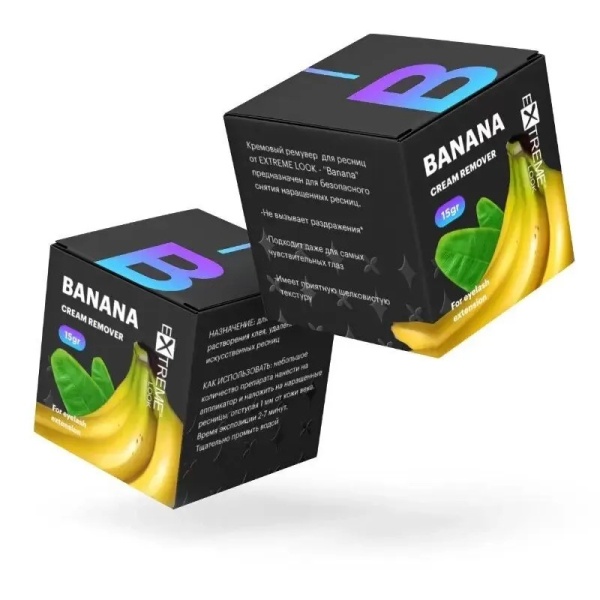 Ремувер кремовый Extreme Look с ароматом банана, 15 гр.