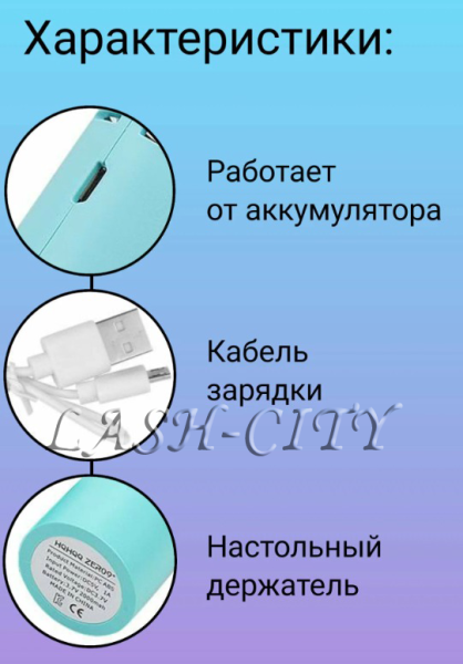 Вентилятор без лопастей мини Дайсон  Белый