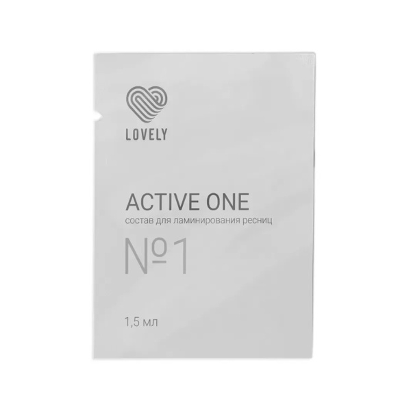 Состав для ламинирования ресниц № 1 "ACTIVE ONE", 1,5 мл
