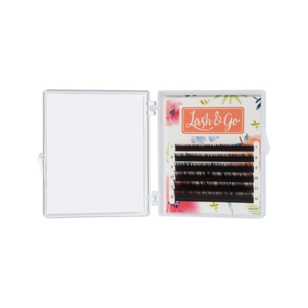 Цветные ресницы Lash&Go (микс) 6 линий