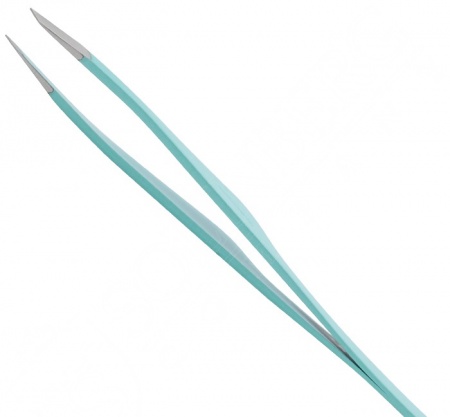 Пинцет для бровей Solinberg G803з, Tiffany,(ручная заточка) наклонное окончание с четкими гранями
