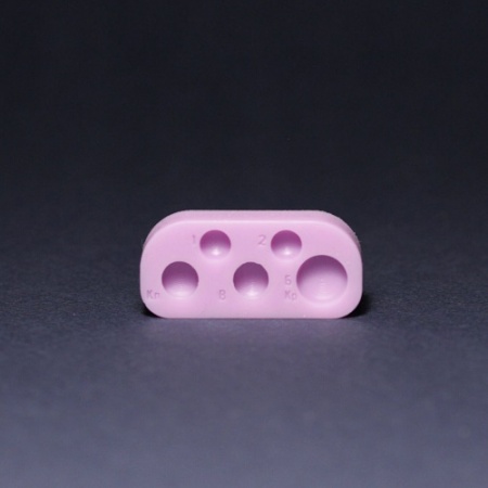 KATYA_VINOG палитра для ламинирование ресниц, 5 лунок, лиловая