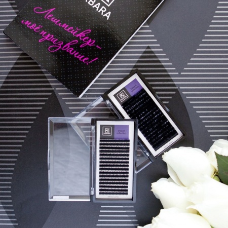 Чёрные ресницы BARBARA "Elegant" MIX