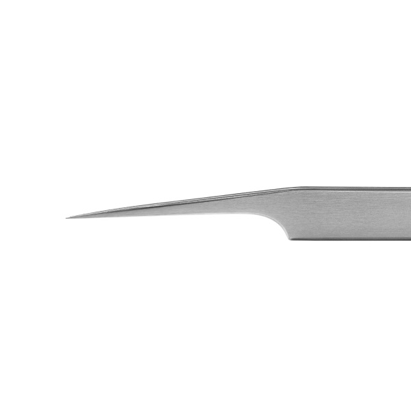 Пинцет для наращивания ресниц Rili, серия NanoFiber, тип Прямой с изгибом