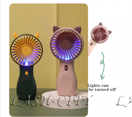 Мини Вентилятор USB розовый