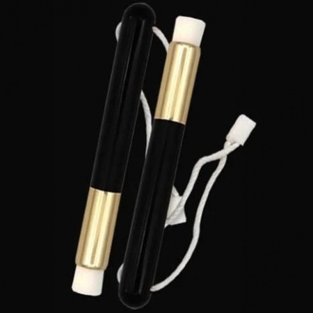 Кисть для мытья ресниц и пилинга бровей со шнурком черная