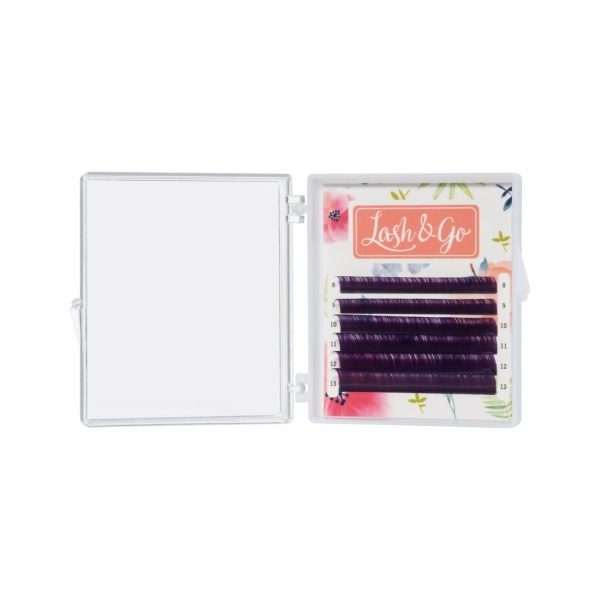 Цветные ресницы Lash&Go (микс) 6 линий