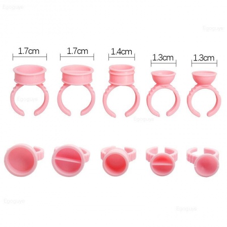 Кольцо для клея М розовый