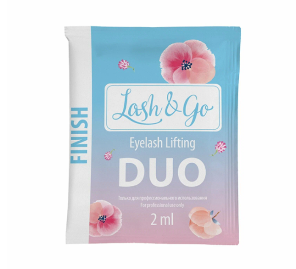 Состав для ламинирования Lash&Go DUO Finish в саше (2 мл)