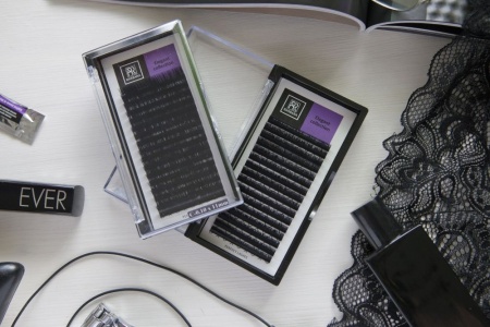 Чёрные ресницы BARBARA "Elegant" отдельные длины