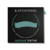 KATYA_VINOG БАНТ - липкие патчи для наращивания ресниц, черные, размер 0,8