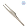 Пинцет Solinberg для коррекции бровей косметический G801з (ручная заточка) серебристый