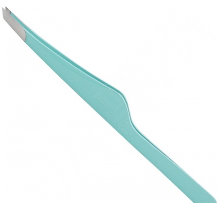 Пинцет для бровей Solinberg G803з, Tiffany,(ручная заточка) наклонное окончание с четкими гранями
