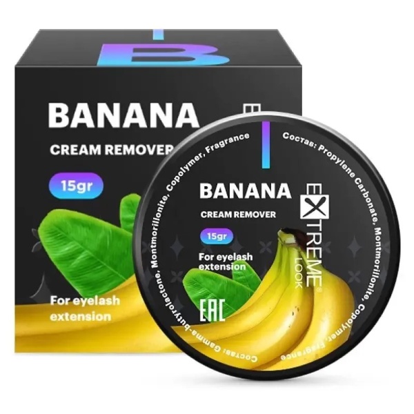 Ремувер кремовый Extreme Look с ароматом банана, 15 гр.