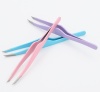 Пинцет для бровей Solinberg G809з, lavender, (ручная заточка) наклонное окончание с четкими гранями