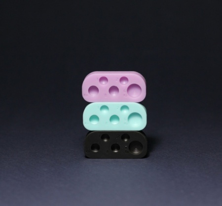 KATYA_VINOG палитра для ламинирование ресниц, 5 лунок, лиловая